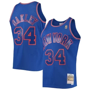 Atractivo Charles Oakley New York Knicks 1996/97 Hardwood Classics Swingman Jersey Blue