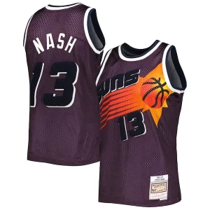 Atractivo Chulo Steve Nash Phoenix Suns 1996/97 Hardwood Classics Off Court Swingman Jersey Purple