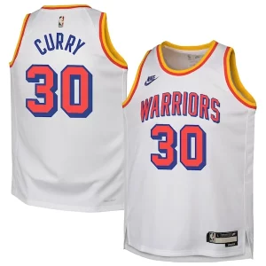 Atractivo Elegante Stephen Curry Golden State Warriors Nike Youth 2024/25 Swingman Jersey White Classic Edition