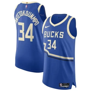 Atractivo Fantástico Lujoso Giannis Antetokounmpo Milwaukee Bucks Nike 2024/25 Authentic Player Jersey City Edition Royal