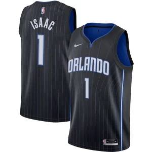 Atractivo Jonathan Isaac Orlando Magic Nike Swingman Jersey Black Icon Edition