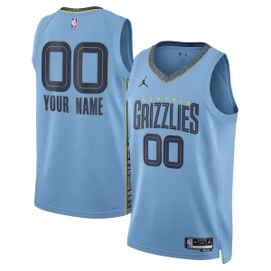 Atractivo Memphis Grizzlies Jordan Brand Unisex 2022/23 Swingman Custom Jersey Statement Edition Blue