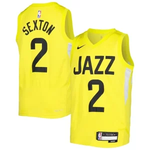Atractivo Práctico Collin Sexton Utah Jazz Nike Youth Swingman Jersey Icon Edition Yellow