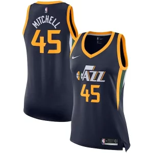 Atractivo Práctico Donovan Mitchell Utah Jazz Nike Women's Swingman Jersey Icon Edition Navy