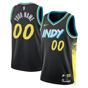 Atractivo Resistente Lujoso Indiana Pacers Nike Unisex 2023/24 Custom Swingman Jersey Black City Edition