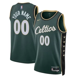 Atractivo Versátil Boston Celtics Nike Unisex 2022/23 Swingman Custom Jersey City Edition Kelly Green