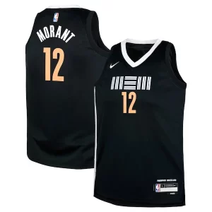 Atractivo Versátil Ja Morant Memphis Grizzlies Nike Youth Swingman Replica Jersey City Edition Black