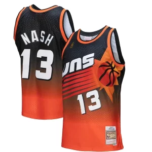 Bonito Chulo Steve Nash Phoenix Suns 1996/97 Hardwood Classics Fadeaway Swingman Player Jersey Orange/Black
