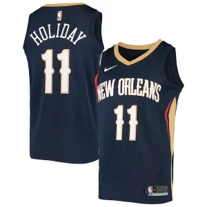 Bonito Duradero Jrue Holiday New Orleans Pelicans Nike Swingman Jersey Navy