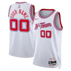 Bonito Exquisito Houston Rockets Nike Unisex 2023/24 Custom Swingman Jersey White City Edition