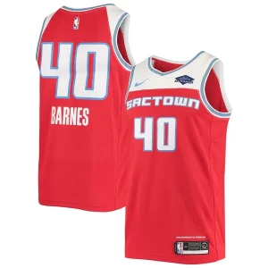 Bonito Harrison Barnes Sacramento Kings Nike Swingman Jersey Red