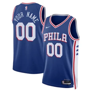 Bonito Philadelphia 76ers Nike Unisex 2022/23 Swingman Custom Jersey Royal Icon Edition