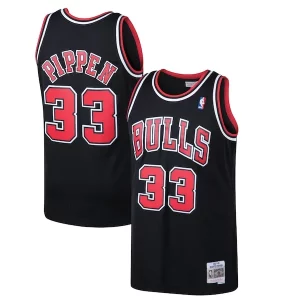 Bonito Scottie Pippen Chicago Bulls 1997/98 Hardwood Classics Swingman Jersey Black/White