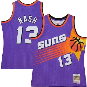 Bonito Steve Nash Phoenix Suns Hardwood Classics 1996/97 Tropical Swingman Jersey Purple