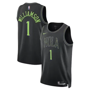 Bonito Zion Williamson New Orleans Pelicans Nike Unisex 2023/24 Swingman Jersey Black City Edition