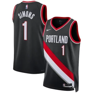 Chulo Anfernee Simons Portland Trail Blazers Nike Unisex Swingman Jersey Icon Edition Black
