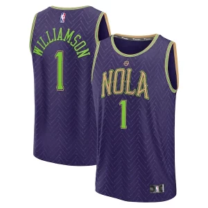 Robusto Magnífico Estupendo Zion Williamson New Orleans Pelicans 2024/25 Fast Break Player Jersey City Edition Purple