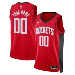 Chulo Cool Sofisticado Houston Rockets Nike Unisex Swingman Custom Jersey Red Icon Edition
