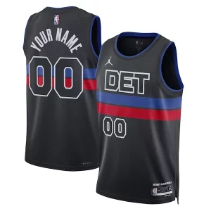 Chulo Detroit Pistons Jordan Brand Unisex 2022/23 Swingman Custom Jersey Statement Edition Blue