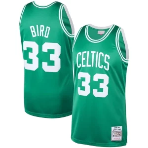 Chulo Elegante Larry Bird Boston Celtics 1985/86 Hardwood Classics Authentic Jersey Kelly Green