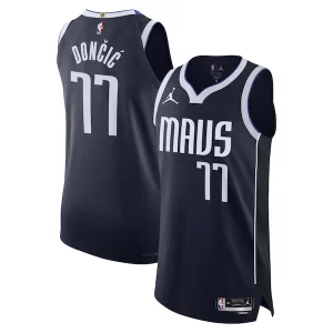 Chulo Fácil de llevar Luka Dončić Dallas Mavericks Jordan Brand Authentic Player Jersey Statement Edition Navy