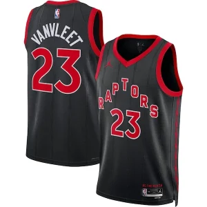 Chulo Fred VanVleet Toronto Raptors Jordan Brand Unisex Swingman Jersey Statement Edition Black