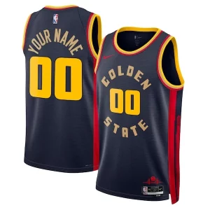 Chulo Golden State Warriors Nike Unisex 2024/25 Custom Swingman Jersey City Edition Navy