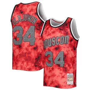 Chulo Hakeem Olajuwon Houston Rockets 1993/94 Galaxy Swingman Jersey Red