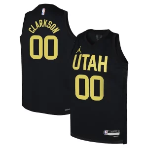 Chulo Jordan Clarkson Utah Jazz Jordan Brand Youth Swingman Jersey Statement Edition Black