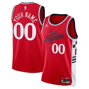 Chulo LA Clippers Jordan Brand Unisex 2024/25 Custom Swingman Jersey Statement Edition Red