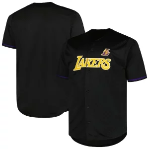 Chulo Los Angeles Lakers Profile Big & Tall Pop Jersey Black
