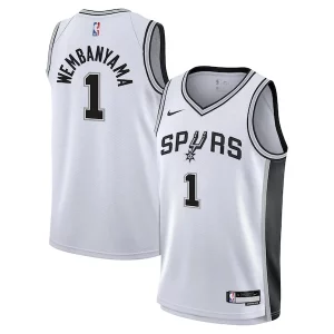 Chulo Lujoso Sofisticado Victor Wembanyama San Antonio Spurs Nike Youth Swingman Jersey Association Edition White