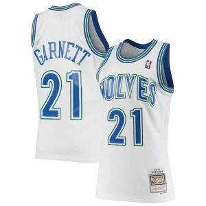 Magnífico Perfecto Maravilloso Kevin Garnett Minnesota Timberwolves 1995/96 Hardwood Classics Swingman Jersey White