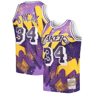 Chulo Práctico Shaquille O'Neal Los Angeles Lakers Hardwood Classics 1996/97 Hyper Hoops Swingman Jersey Purple