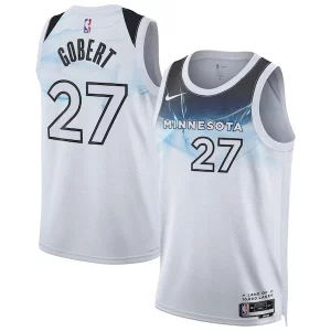 Chulo Versátil Rudy Gobert Minnesota Timberwolves Nike Unisex 2024/25 Swingman Player Jersey City Edition White