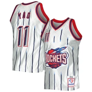Chulo Yao Ming Houston Rockets 2002/03 Hardwood Classics 75th Anniversary Swingman Jersey Platinum