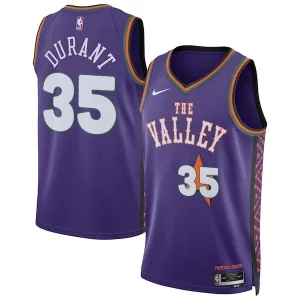 Clásico Comodo Kevin Durant Phoenix Suns Nike Unisex 2024/25 Swingman Player Jersey City Edition Purple