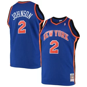 Clásico Delicioso Único Larry Johnson New York Knicks 1998/99 Big & Tall Hardwood Classics Swingman Jersey Blue