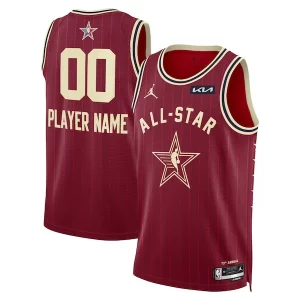 Exquisito Jordan Brand Unisex 2024 NBA All Star Game Swingman Custom Jersey Crimson