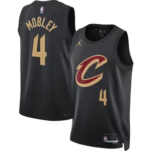 Clásico Evan Mobley Cleveland Cavaliers Jordan Brand Unisex Swingman Jersey Statement Edition Black