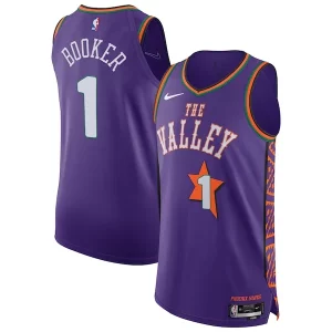 Clásico Genial Devin Booker Phoenix Suns Nike 2024/25 Authentic Player Jersey City Edition Purple