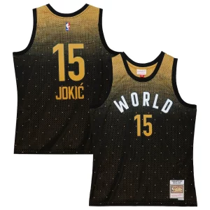 Clásico Genial Nikola Jokic Team World 2016 Hardwood Classics Rising Stars Swingman Jersey Black