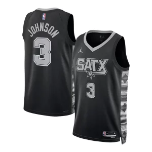 Increíble Estupendo Keldon Johnson San Antonio Spurs Jordan Brand Unisex Swingman Jersey Statement Edition Black
