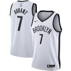 Clásico Original Único Kevin Durant Brooklyn Nets Nike 2020/21 Swingman Jersey White Association Edition
