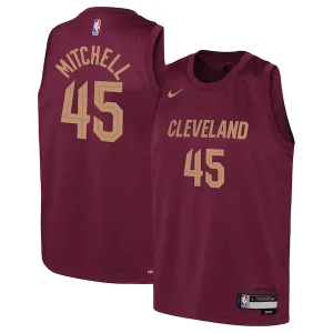 Clásico Perfecto Donovan Mitchell Cleveland Cavaliers Nike Youth Swingman Jersey Icon Edition Wine