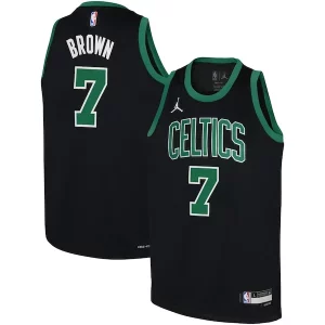 Clásico Robusto Jaylen Brown Boston Celtics Jordan Brand Youth Swingman Jersey Statement Edition Black