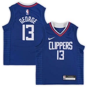 Clásico Versátil Magnífico Paul George LA Clippers Preschool Nike 2020/21 Fast Break Replica Jersey Royal Icon Edition