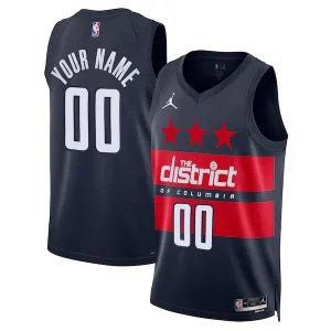 Clásico Washington Wizards Jordan Brand Unisex 2024/25 Custom Swingman Jersey Statement Edition Navy