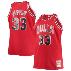 Comodo Chulo Scottie Pippen Chicago Bulls Big & Tall 1997/98 NBA 75th Anniversary Diamond Swingman Jersey Red