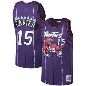 Comodo Cool Vince Carter Toronto Raptors 1998/99 Big & Tall Hardwood Classics Swingman Jersey Purple/White